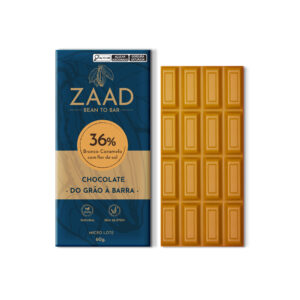 Chocolate 36% Branco Caramelo com flor de sal