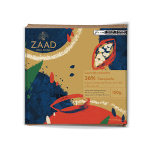 Lasca de Chocolate Caramelo com crocante de flocos de milho e flor de sal - 150g