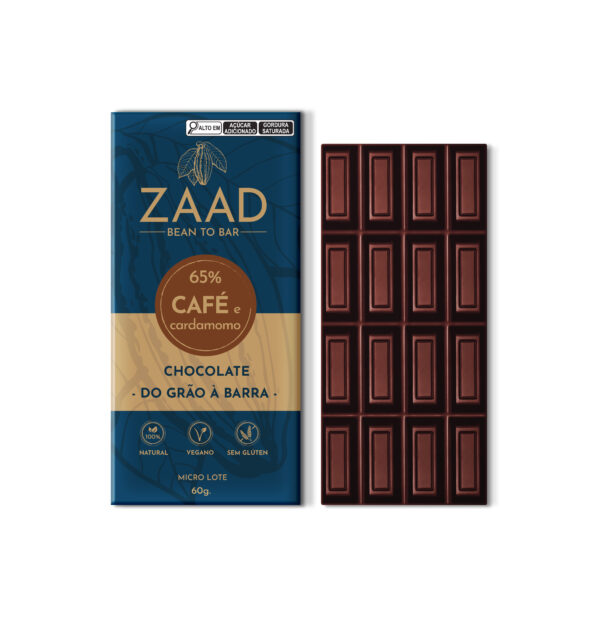 Chocolate Intenso 65% com Café e Cardamomo