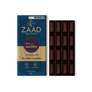 Chocolate 60% com Amora